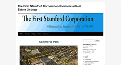 Desktop Screenshot of firststamford.com